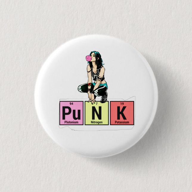Punk Periodic Bord  Knapp (Framsida)