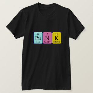 Punk Periodiska skjortan bord ord Tee Shirt