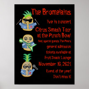 Punk Pineas (Poster om brösthögar) Poster