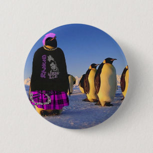 Punk pingvin knapp