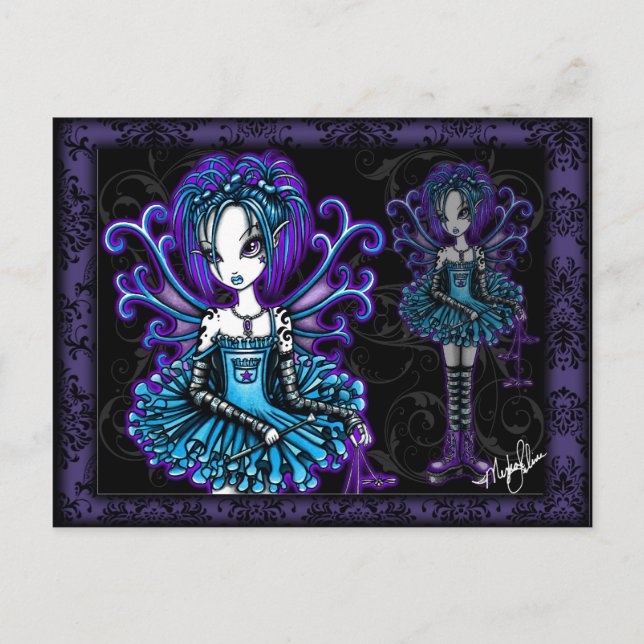 Punk Piper Trollslända Postkort Vykort (Framsida)