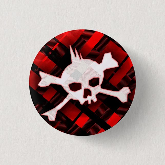 Punk Play Skull Knapp (Framsida)