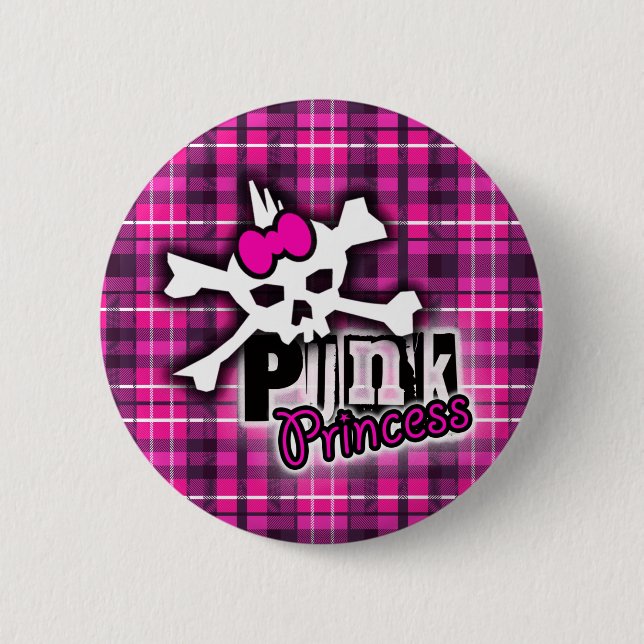 Punk Princess Button Knapp (Framsida)
