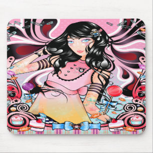 "Punk Princess I Candyland" Mousepad Musmatta