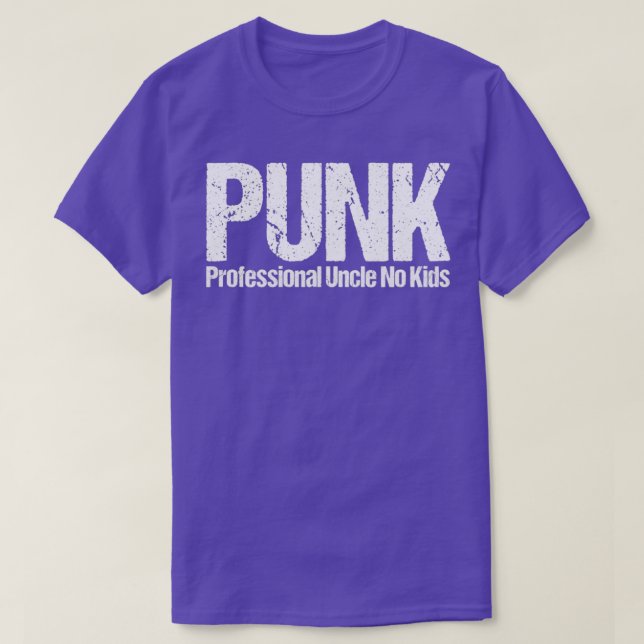 Punk Professionell farbror No Kids Funny Definitio T Shirt (Design framsida)