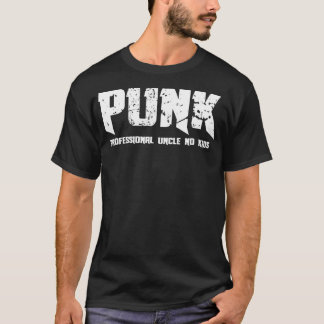 PUNK Professionell farbror No Kids Funny För manar T Shirt