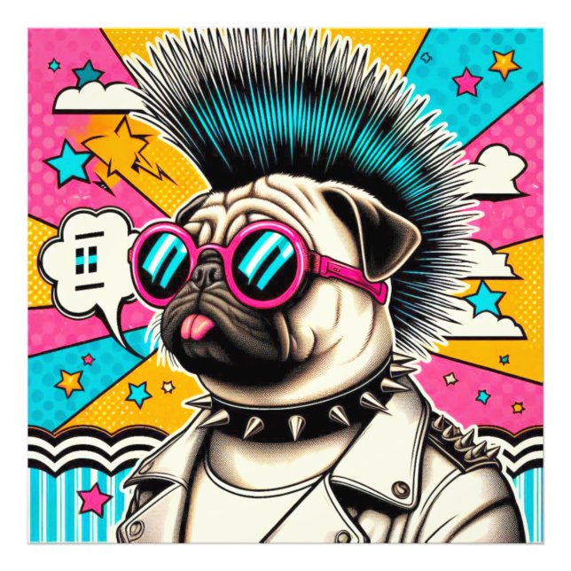 PUNK-PUG 11 FOTOTRYCK (Framsidan)