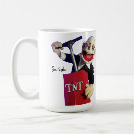 punk puppet with TNT plunger Kaffemugg