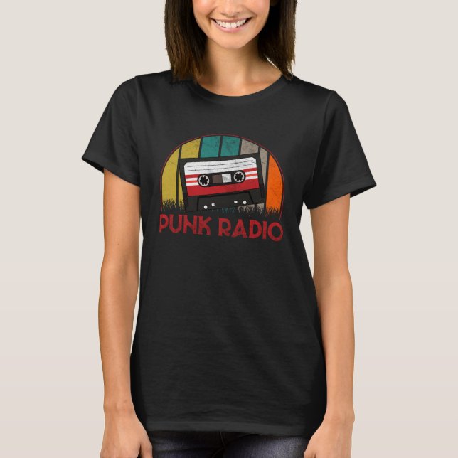 Punk Radio Punker Sten Punks T Shirt (Framsida)