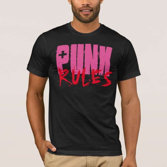 PUNK REGLER T-SHIRT (Framsida)