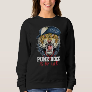 Punk Rock Är Mitt Liv I Anarki & Punker I Retro Pu T Shirt