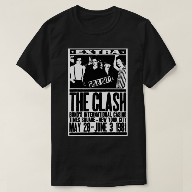 Punk Rock Classic T-Shirt (Design framsida)