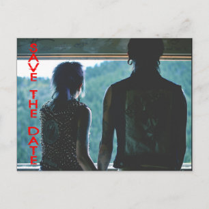 Punk Rock Emo punk spara datum postkort Meddelande Vykort