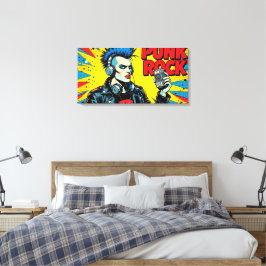 PUNK ROCK FÖR ALLTID CANVASTRYCK