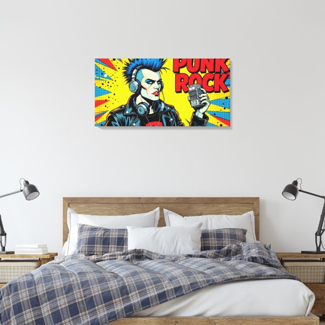 PUNK ROCK FÖR ALLTID CANVASTRYCK (Insitu (sovrum))