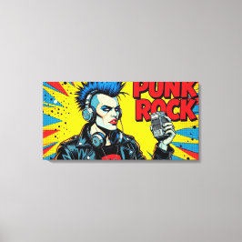 PUNK ROCK FÖR ALLTID CANVASTRYCK