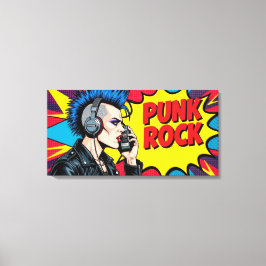 PUNK ROCK FÖR EVIGT-4 CANVASTRYCK