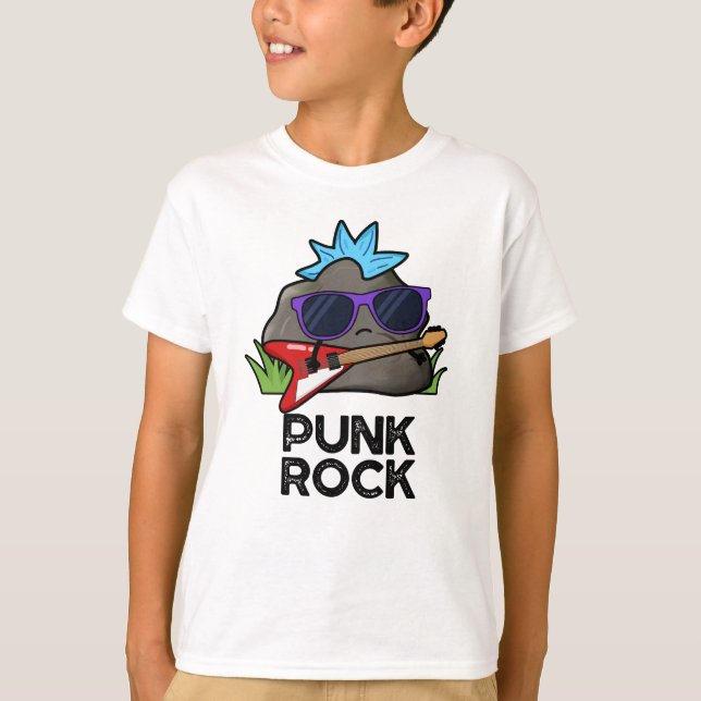 Punk Rock Funny Music Pun  T Shirt (Framsida)