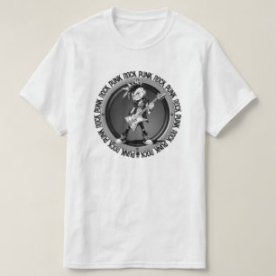 Punk Rock Gitarrspelare Konst Musiker Klassisk Coo T Shirt