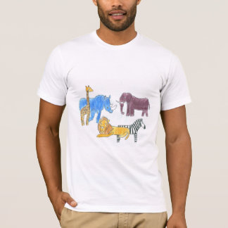 Punk Rock Klotter #38 Afrikanska Savannens Djur T Shirt