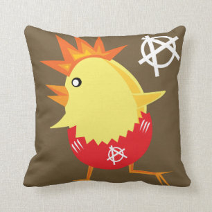 Punk Rock Kyckling Kudde