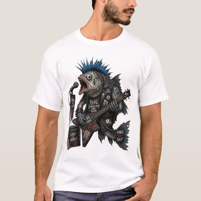 Punk Rock Marulk T-Shirt (Framsida)