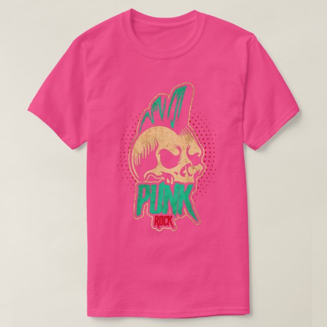 Punk Rock musik14 T Shirt (Design framsida)
