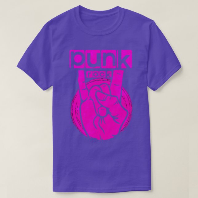 Punk Rock musik9 T Shirt (Design framsida)