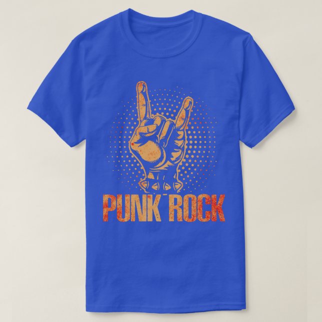 Punk Rock musik 18 T Shirt (Design framsida)