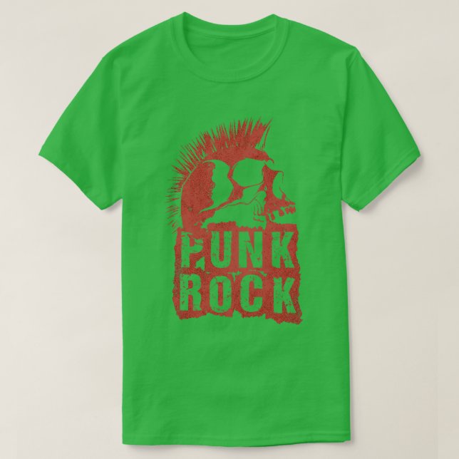 Punk Rock musik 2 T Shirt (Design framsida)