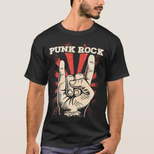 Punk Rock musik Retro Punkrock 7 T Shirt