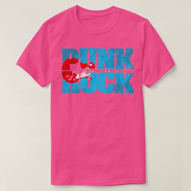 Punk Rock musik T Shirt (Design framsida)