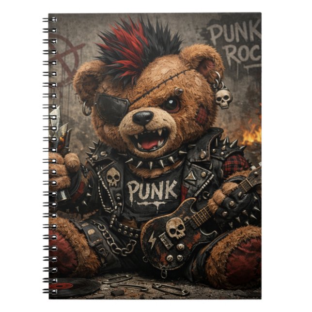 Punk Rock Paul Anteckningsbok (Framsidan)