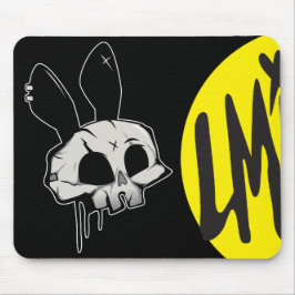 Punk Rock Skalle Vektorgrafik Bordsmatta Musmatta