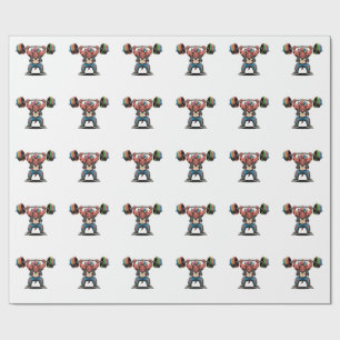 Punk Rock Stegosaurus Dinosaur som spelar gitarr Presentpapper