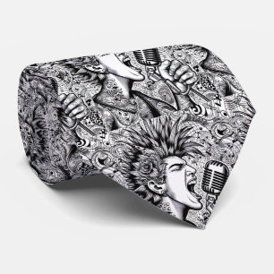 Punk Rock Svart & Vit slips