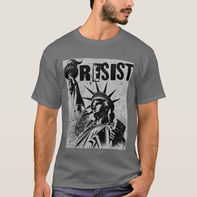 Punk Rock Vive La Resistance Frihet Motstånd Pr T Shirt (Framsida)