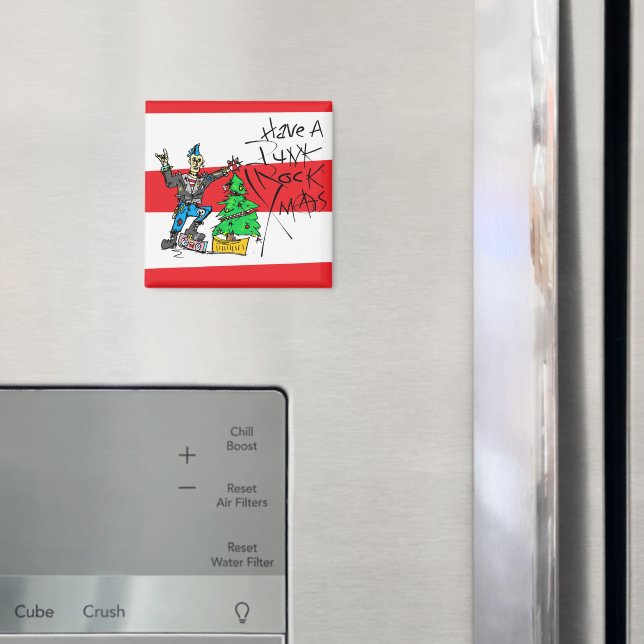 PUNK ROCK XMAS MAGNET (In Situ (Fridge))