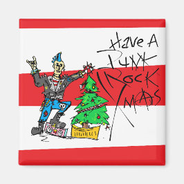 PUNK ROCK XMAS MAGNET