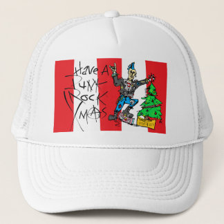 Punk Rock Xmas Trucker Hat Keps