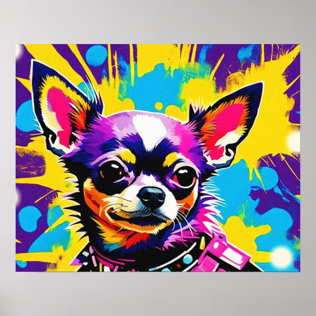 PUNK ROCKER CHIHUAHUA 2 POSTER (Framsidan)