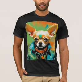PUNK ROCKER CHIHUAHUA 6 T SHIRT