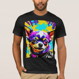 PUNK ROCKER CHIHUAHUA T SHIRT