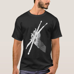 Punk Rockstar Kitten Kattunge Drummer Spela Dru T Shirt