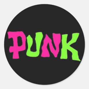 PUNK RUNT KLISTERMÄRKE