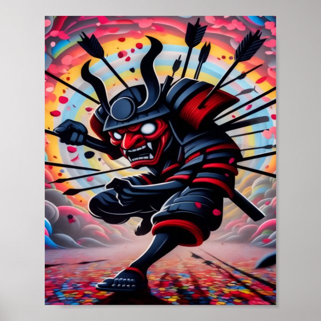 Punk Samurai Poster (Framsidan)