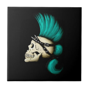 Punk skalle kakelplatta