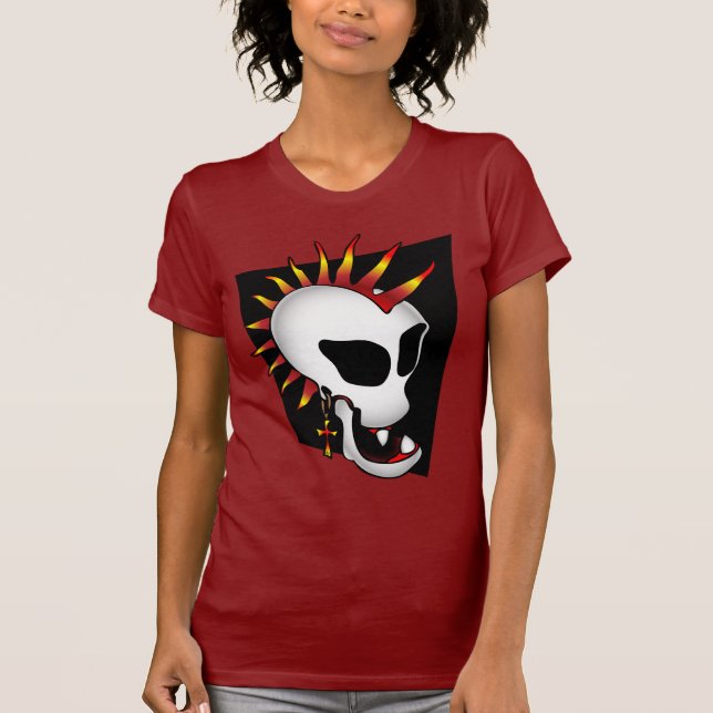 PUNK SKULL-2 TEE (Framsida)