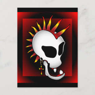 PUNK SKULL-3 VYKORT