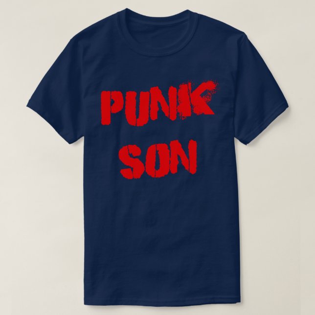 Punk son t shirt (Design framsida)
